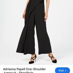 NWT Adrianna Papell one shoulder, stunning jumpsuit.